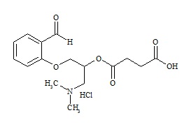 Sarpogrelate Related Compound I HCl (3-Dimethylamino-1-(o-Formylphenoxy)-2-propyl Hydrogen Succinate HCl)