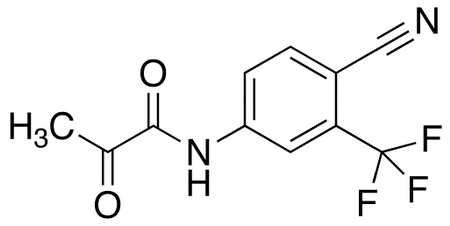 N-[4-Cyano-3-(trifluoromethyl)phenyl]-2-oxopropanamide