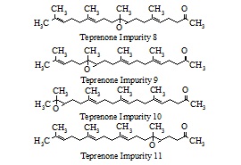 Teprenone Epoxide (Mixture of Teprenone Impurity 8,9,10 and 11)