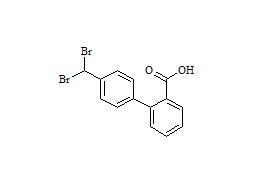Telmisartan Dibromo Acid Impurity  (4,4-Dibromomethyl Biphenyl-2-Carboxylic Acid)