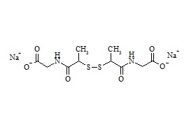 Tiopronin Dimer Disodium Salt (Mixture of Diastereoisomers)