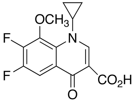 1-Cyclopropyl-6,7-difluoro-8-methoxy-4-oxo-1,4-dihydroquinoline-3-carboxylic Acid