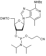 N6-Benzoyl-3-deaza-2’-deoxy-5’-O-DMT-3-methyladenosine 3’-CE phosphoramidite