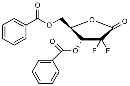 2-Deoxy-2,2-difluoro-D-erythro-pentofuranos-1-ulose-3,5-dibenzoate