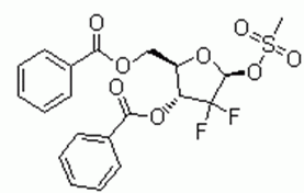 2-Deoxy-2,2-difluoro-D-erythro-ribofuranose-3,5-dibenzoate 1-methanesulfonate