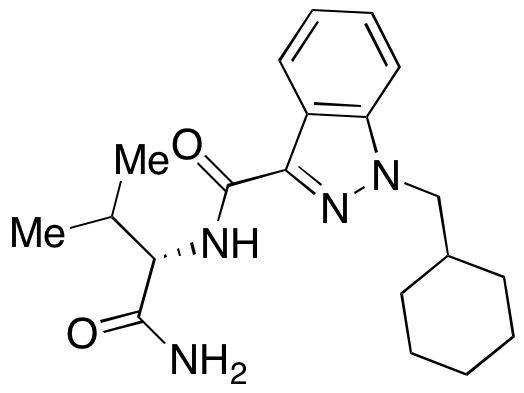 N-[(1S)-1-(Aminocarbonyl)-2-methylpropyl]-1-(cyclohexylmethyl)-1H-indazole-3-carboxamide