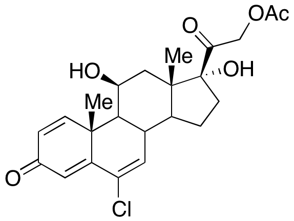 (11 β)- 21-(Acetyloxy)-6-chloro-11,17-dihydroxypregna-1,4,6-triene-3,20-dione 