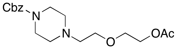 4-(2-(2-Acetoxyethoxy)ethyl)piperazine-1-carboxylic acid benzyl ester 
