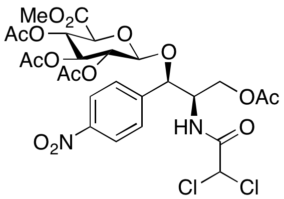 O-Acetoxychloramphenicol 2,3,4,6-tetra-O-acetyl- β-D-glucuronide methyl ester