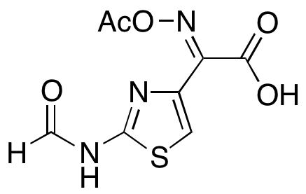 (αZ)-α-[(Acetyloxy)imino]-2-(formylamino)-4-thiazoleacetic acid