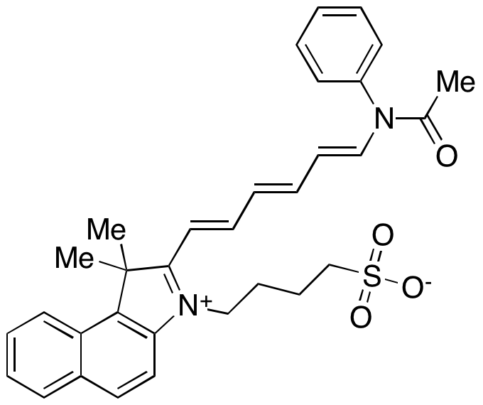 2-[6-(Acetylphenylamino)-1,3,5-hexatrienyl]-1,1-dimethyl-3-sulfobutyl-1H-benz[e]indolium inner salt