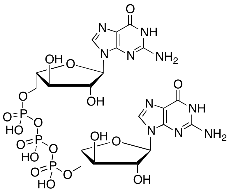 <sup>[(2S,3R,4R,5R)-5-(2-Amino-6-oxo-6,9-dihydro-1H-purin-9-yl)-3,4-dihydroxyoxolan-2-yl]methoxy</sup>(<sup>[(<sup>[(2S,3R,4R,5R)-5-(2-amino-6-oxo-6,9-dihydro-1H-purin-9-yl)-3,4-dihydroxyoxolan-2-yl]methoxy</sup>(hydroxy)phosphoryl)oxy](hydroxy)phosphoryl</sup>oxy)phosphinic Acid