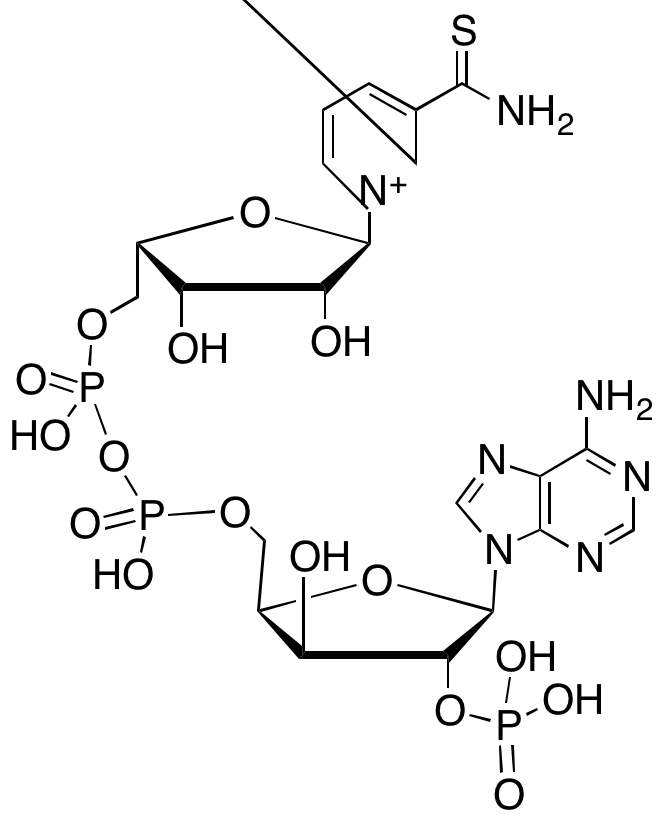 1-[(2R,3R,4S,5S)-5-(<sup>[(<sup>[(2R,3S,4R,5R)-5-(6-amino-9H-purin-9-yl)-4-(hydrogenphosphonatooxy)-3-hydroxyoxolan-2-yl]methyl phosphonato</sup>oxy)phosphinato]oxy</sup>methyl)-3,4-dihydroxyoxolan-2-yl]-3-carbamothioyl-1Î»âµ-pyridin-1-ylium
