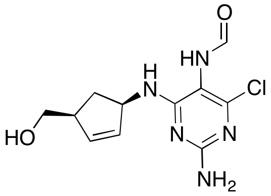(1R-cis)-N-[2-amino-4-chloro-6-[[4-(hydroxymethyl)-2-cyclopenten-1-yl]amino]-5-pyrimidinyl]-formamide