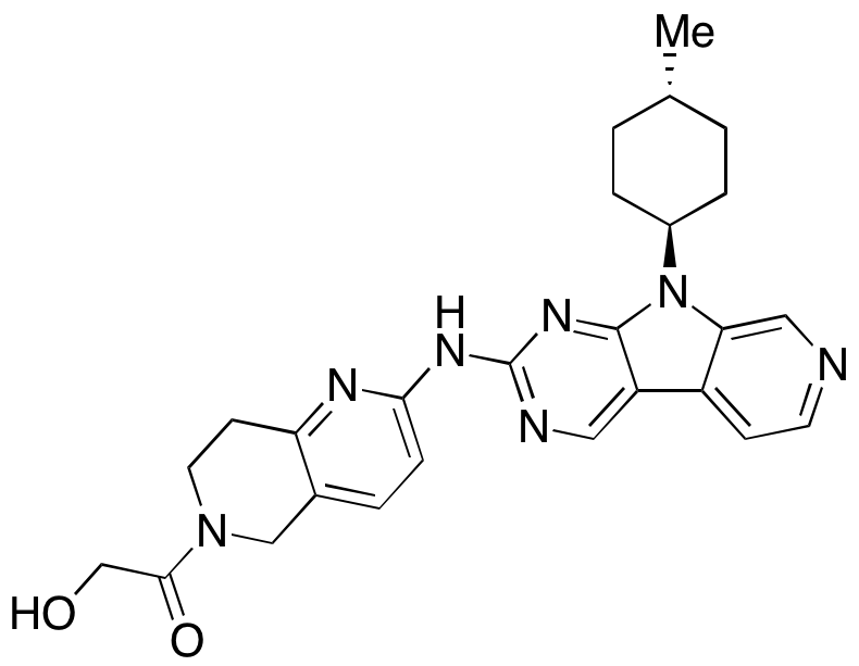 1-[7,8- Dihydro-2-[[9-(trans-4-methylcyclohexyl)-9H-pyrido[4’,3’:4,5]pyrrolo[2,3-d]pyrimidin-2-yl]amino]-1,6-naphthyridin-6(5H)-yl]-2-hydroxy-ethanone