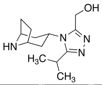 Des[1-(4,4-difluorocyclohexanecarboxamido)-1-phenylpropyl]-3-hydroxymethyl Maraviroc