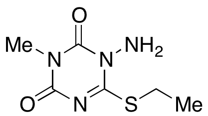 1-Amino-6-(ethylthio)-3-methyl-1,3,5-triazine-2,4(1H,3H)-dione