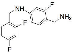 4-(Aminomethyl)-N-(2,4-difluorobenzyl)-3-fluoroanaline HCl
