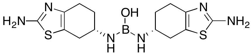 (S)-N6-((((R)-2-Amino-4,5,6,7-tetrahydrobenzo[d]thiazol-6-yl)amino)(hydroxy)boryl)-4,5,6,7-tetrahydrobenzo[d]thiazole-2,6-diamine