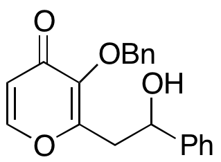 3-Benzyloxy-2-(2-hydroxy-2-phenylethyl)-4H-pyran-4-one