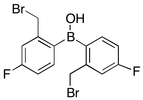 Bis(4-fluoro-2-bromomethylphenyl)borinic acid