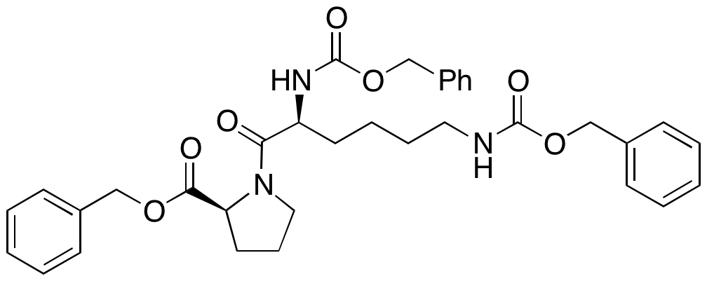 1-[N2,N6-Bis[(phenylmethoxy)carbonyl]-L-lysyl]-L-proline Phenylmethyl Ester 