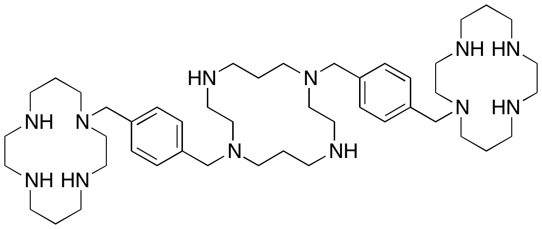 1,8-Bis[[4-(1,4,8,11-tetraazacyclotetradec-1-ylmethyl)phenyl]methyl]-cyclotetradecane