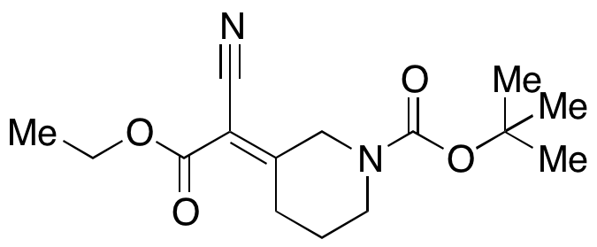 N-Boc-3-(1-cyano-2-ethoxy-2-oxoethylidene)-1-piperidine