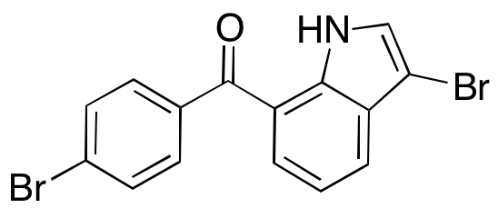 3-Bromo-7-(4-bromobenzoyl)indole