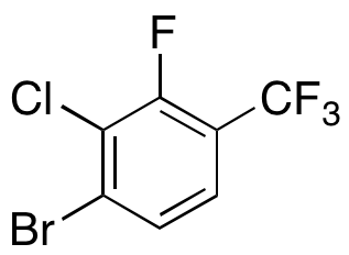 1-Bromo-2-chloro-3-fluoro-4-(trifluoromethyl)-benzene