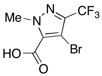 4-Bromo-1-methyl-3-(trifluoromethyl)-1H-pyrazole-5-carboxylic acid