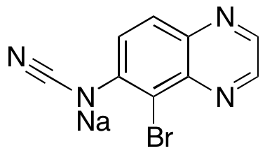 (5-Bromo-6-quinoxalinyl)cyanamide