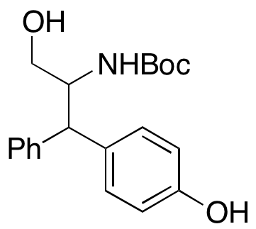 tert-Butyl (3-Hydroxy-1-(4-hydroxyphenyl)-1-phenylpropan-2-yl)carbamate
