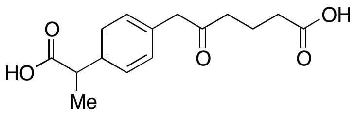 4-(1-Carboxyethyl)-Î”-oxo-benzenehexanoic Acid