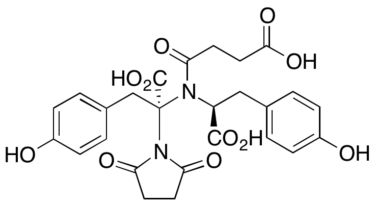 (αR)-α-[[(1S)-1-Carboxy-2-(4-hydroxyphenyl)ethyl](3-carboxy-1-oxopropyl)amino]-α-[(4-hydroxyphenyl)methyl]-2,5-dioxo-1-pyrrolidineacetic acid