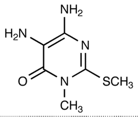 5,6-Diamino-3-methyl-2-methylthio-4(3H)pyrimidinone