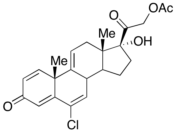 6-Chloro-17-hydroxypregna-1,4,6,9(11)-tetraene-3,20-dione 21-Acetate