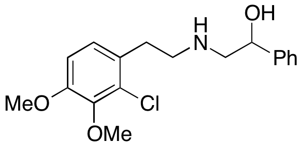 α-[[[2-(2-Chloro-3,4-dimethoxyphenyl)ethyl]amino]methyl]benzenemethanol 