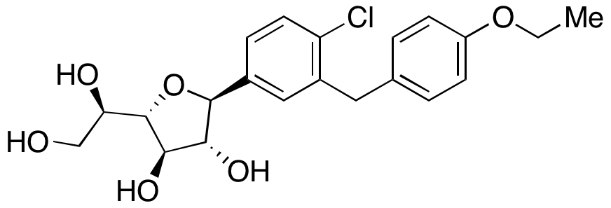 (2S,3R,4R,5S)-2-(4-Chloro-3-(4-ethoxybenzyl)phenyl)-5-((R)-1,2-dihydroxyethyl)tetrahydrofuran-3,4-diol