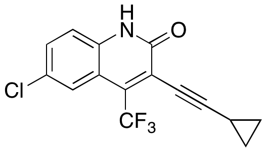 6-Chloro-3-(cyclopropylethynyl)-4-(trifluoromethyl)quinolin-2(1H)-one