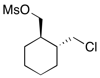trans-2-(Chloromethyl)cyclohexanemethanol Mesylate