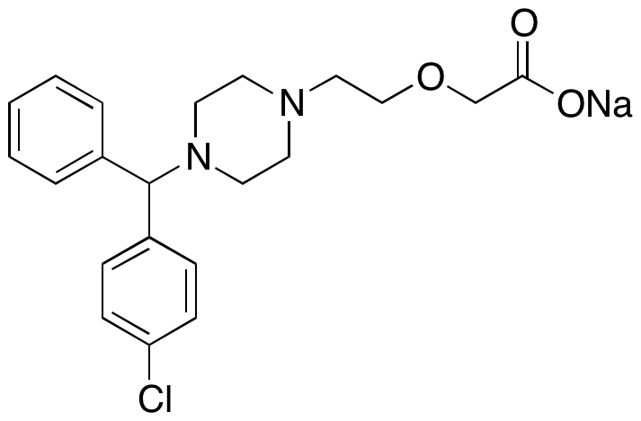 2-(2-(4-((4-Chlorophenyl)(phenyl)methyl)piperazin-1-yl)ethoxy)acetic Acid Sodium Salt