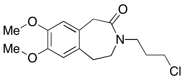 3-(3-Chloropropyl)-1,3,4,5-tetrahydro-7,8-dimethoxy-2H-3-benzazepin-2-one