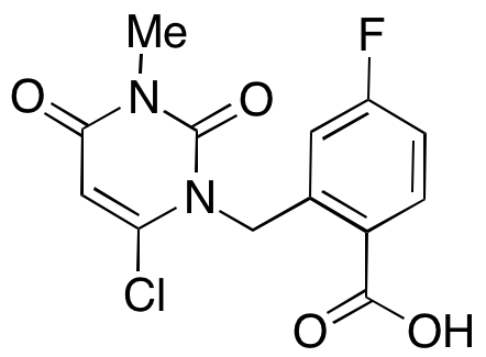 2-((6-Chloro-3-methyl-2,4-dioxo-3,4-dihydropyrimidin-1(2H)-yl)methyl)-4-fluorobenzoic Acid