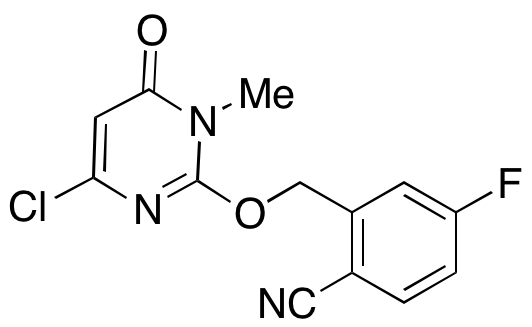 2-(((4-Chloro-1-methyl-6-oxo-1,6-dihydropyrimidin-2-yl)oxy)methyl)-4-fluorobenzonitrile