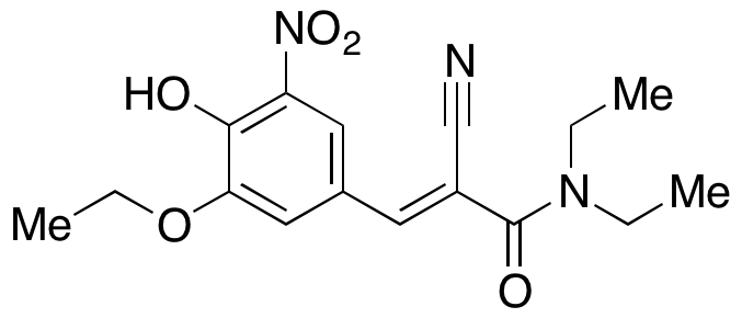 (2E)-2-Cyano-3-(3-ethoxy-4-hydroxy-5-nitrophenyl)-N,N-diethyl-2-propenamide