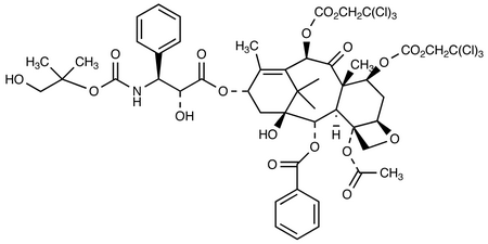 N-Des-t-boc-N-2-(1-hydroxy-2-methyl)propyloxycarbonxyl-7,10-O-bis[[(2,2,2-trichloroethyl)oxy]carbonyl] Docetaxel