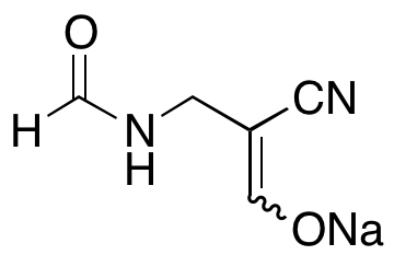 N-(2-Cyano-3-hydroxy-2-propenyl)formamide Monosodium Salt 