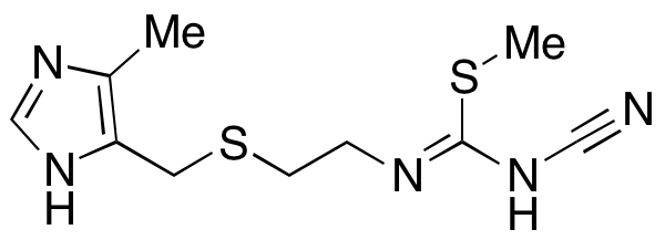 N-Cyano-N’-[2-[(4-methyl-5-imidazolyl)methylthio]ethyl]-S-methylisothiourea