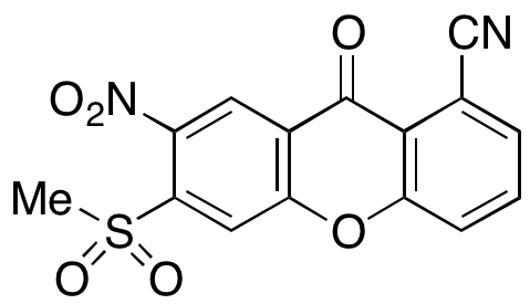 1-Cyano-6-(methylsulfonyl)-7-nitro-9H-xanthen-9-one